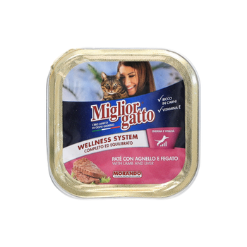 Miglior Gatto Lamb & Liver Cat Pouch 100g