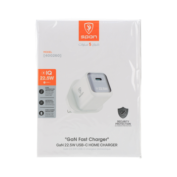 Spon Fast Charger Pd Port 22.5W  White 1Piece