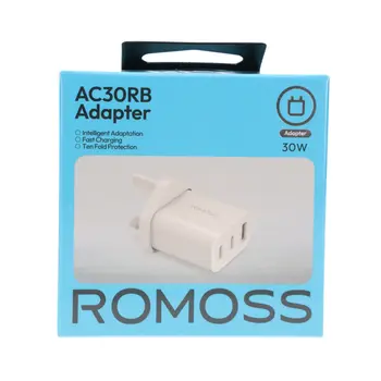Romoss USB-2C Wall Charger 30 Watt 1Piece