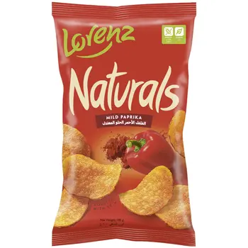 Lorenz Naturals Mild Paprika Potato Chips 110g