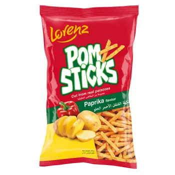 Lorenz Paprika Flavoured Pomsticks 85g