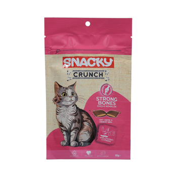 Snacky Crunch Cat Dry Food Strong Bones With Chicken & Cheese 60g