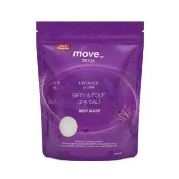 Move On Detox Bath & Foot Spa Salt Deep Sleep Lavender 1Kg
