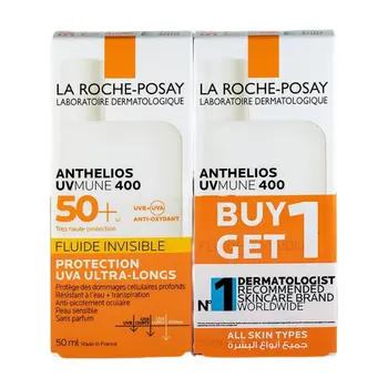 La Roche Posay Anthelios Sunscreen Spf 50 For All Skin Types 2Pieces