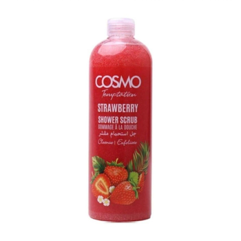 Cosmo Shower Scrub With Strawberry 1000Ml