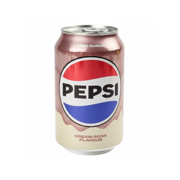 Pepsi Zero Sugar Cream Soda Can 330ml