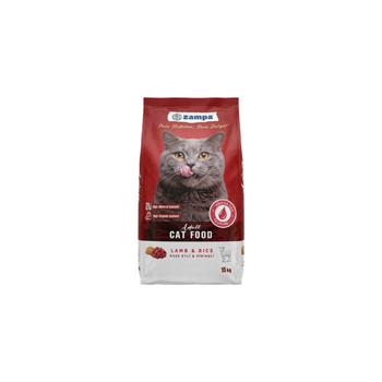 Zamba Adult Cat Dry Food with Lamb & Rice 15Kg