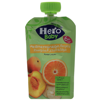 Hero Mediterranean Fruits Baby Food 100g