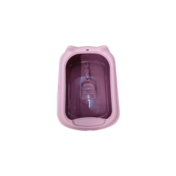 Pet Basket Litter Box For Cats With A Scoop A Distinctive Design Available In Various Colors Size M 1Piece