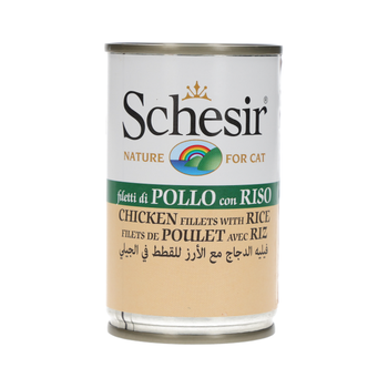 Schesir Chicken Fillets with Rice Wet Cat Food 140g