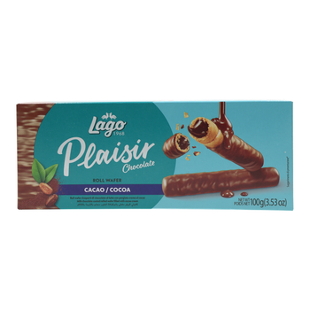 Lago Chocolate Cocoa Cream Wafer Rolls 100g