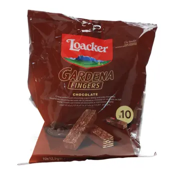 Loacker Gardena Chocolate Fingers 125g