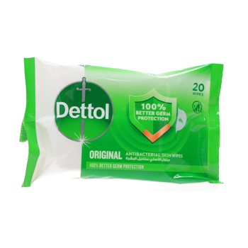 Dettol Original Alcohol-Free Sanitizing Wipes 20 Pieces