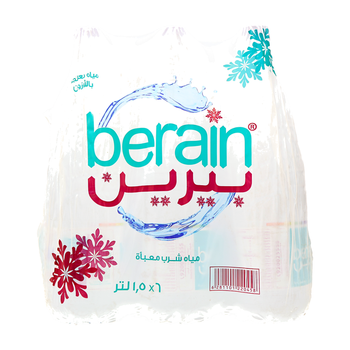 بيرين مياه شرب حزمة 1.5لتر 6xقطعة