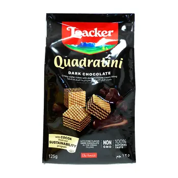 Loacker Quadratini Dark Chocolate 125g