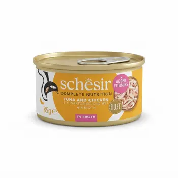 Schesir Chicken & Tuna Cat Food 85g