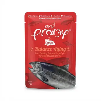 Pramy Senior Tuna & Salmon Envelopes 70g