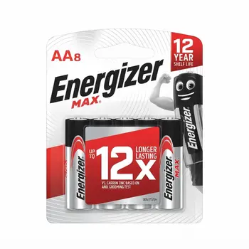 Energizer MAX Alkaline AA Batteries 8Pieces