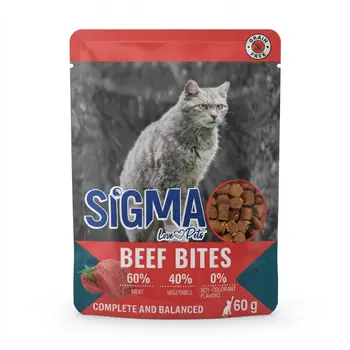 Sigma Cat Bites with Beef with Beef 60g
