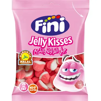 Fini Strawberry Jelly Kisses 80g