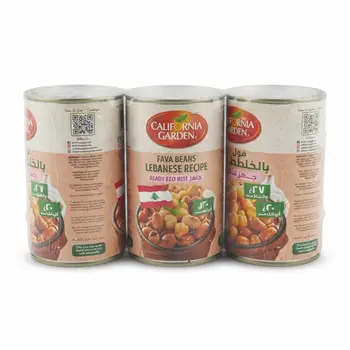 California Garden Lebanese Recipe Fava Beans 3x450g