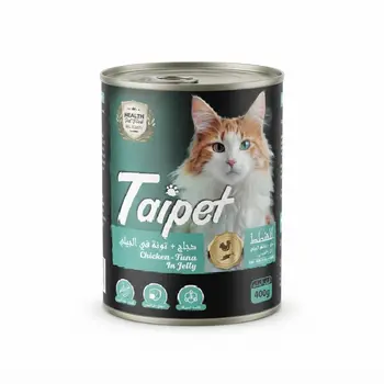 Taipet Chicken & Tuna In Jelly Cat Food  400g