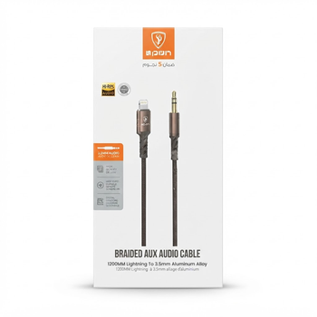 Spon Lightning Aux  1M  Leather 1Piece