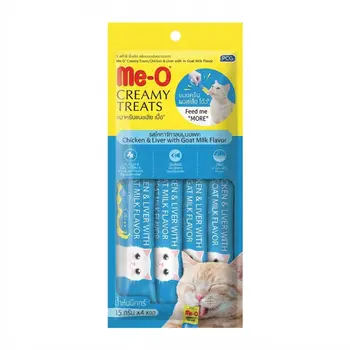 Me-O Creamy Treats Chicken Liver Cat Snack 60g