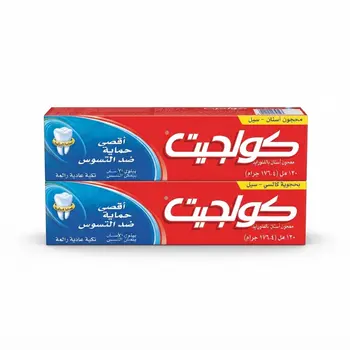 كولجيت معجون أسنان حماية من التسوس 2×120مل (1acd)