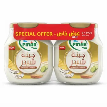 PINAR Processed Cheddar Cheese 2x500g