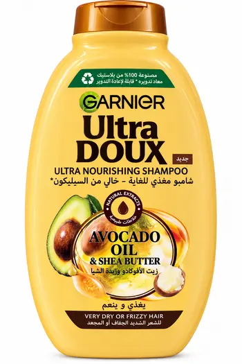 Garnier Ultra Doux Nourishing Shampoo 600Ml