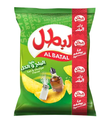 Al Batal Salt & Vinegar Chips 110g