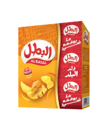 البطل رقائق البطاطس بنكهة الجبنة 12 × 23جرام