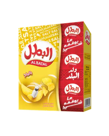 البطل رقائق البطاطس بالملح 12 × 23جرام