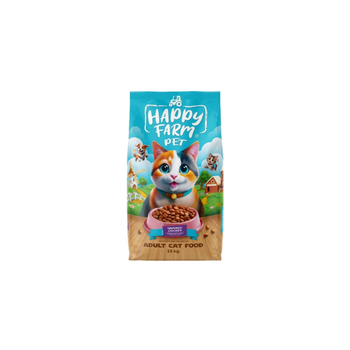 Happy Farm Dry Food for Adult Cats Chicken 15kg