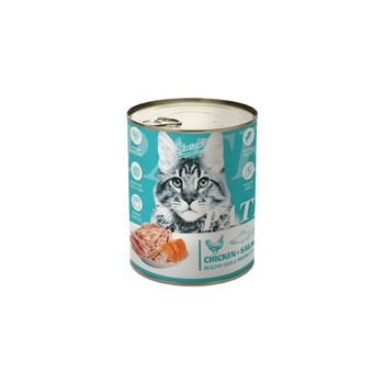 Linsen Wet Cat Food Chicken & Salmon Pate 375g
