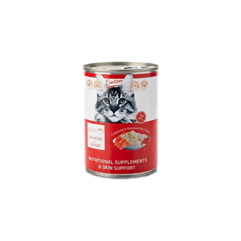 Linsen Wet Cat Food Salmon & Caviar In Jelly 375g