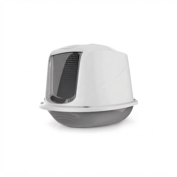 Georplast Galaxy Deluxe Cat Litter Box White