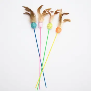 Gim Cat Cat Teaser with Ball & Feathers