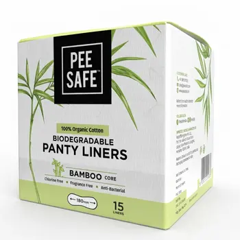 Peesafe Organic Cotton Panty Liners 15 Pieces