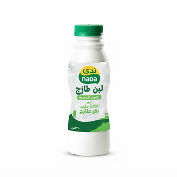 ندى لبن طازج كامل الدسم 360 مل