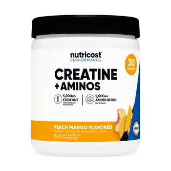Nutricost Creatine + Amino Peach Mango 372g