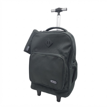 Roco Solid Trolley Bag For 15.6In Device Solid Color Metal Grey 1Pieces