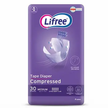 Lifree Tape Extra Super Absorbency Medium 30Pieces