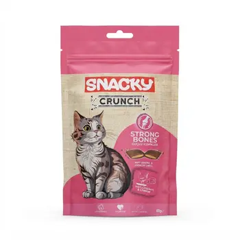 Snacky Crunch Cat Dry Food Strong Bones With Chicken & Cheese 60g