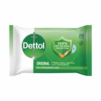 Dettol Original Alcohol-Free Sanitizing Wipes 20 Pieces