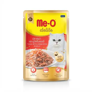 Me-O Delite Tuna & Crab Sticks Cat Pouch 70g