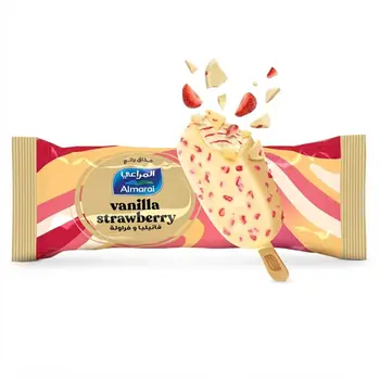Almarai Vanilla Strawberry Ice Cream Stick 90Ml