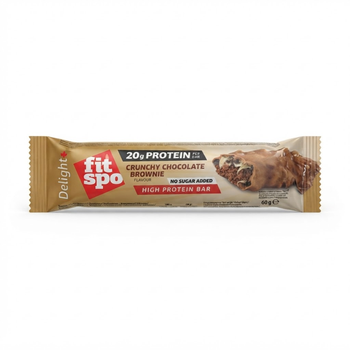 Fitspo Delight Crunchy Chocolate Brownie Protein Bar 60g
