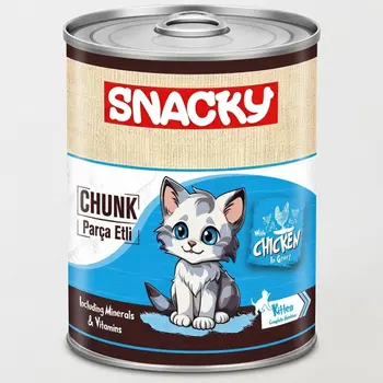 Snacky Kitten Chicken In Gravy 400g